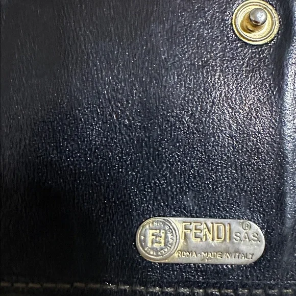 Fendi Canvas Compact Tri-Fold Wallet - Picture 6 of 13
